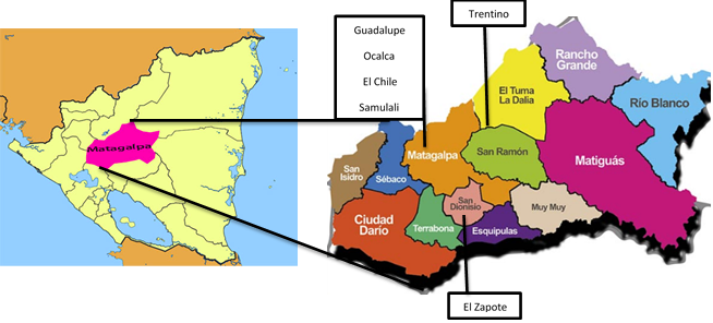 Ubicación geográfica de la zona de estudio.